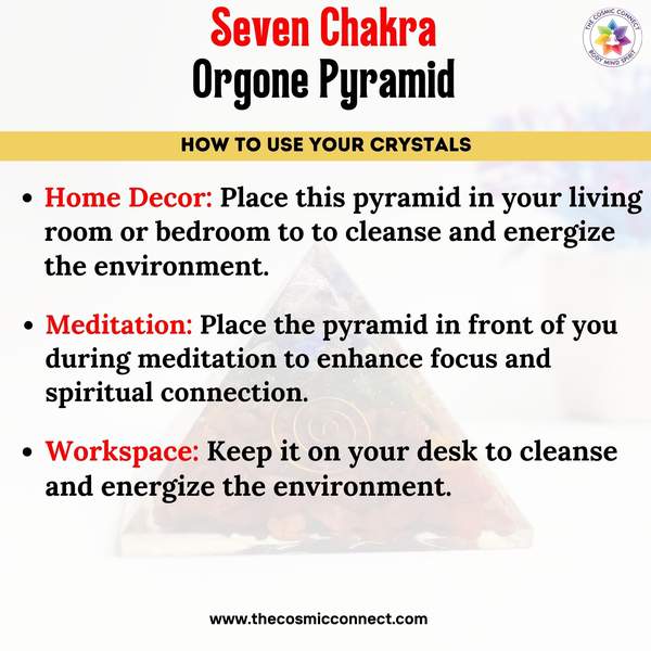 Multi-Stone Orgone Pyramid for Balance, Protection & Holistic Healing 4