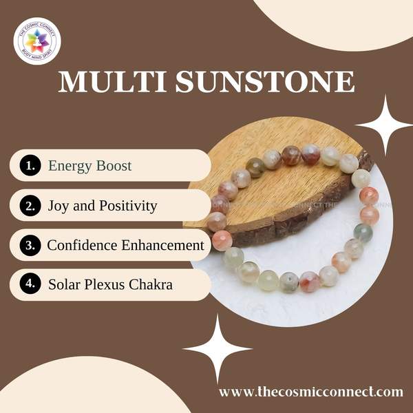 Multi Sunstone Healing Bracelet – Joy, Vitality & Confidence Booster 3