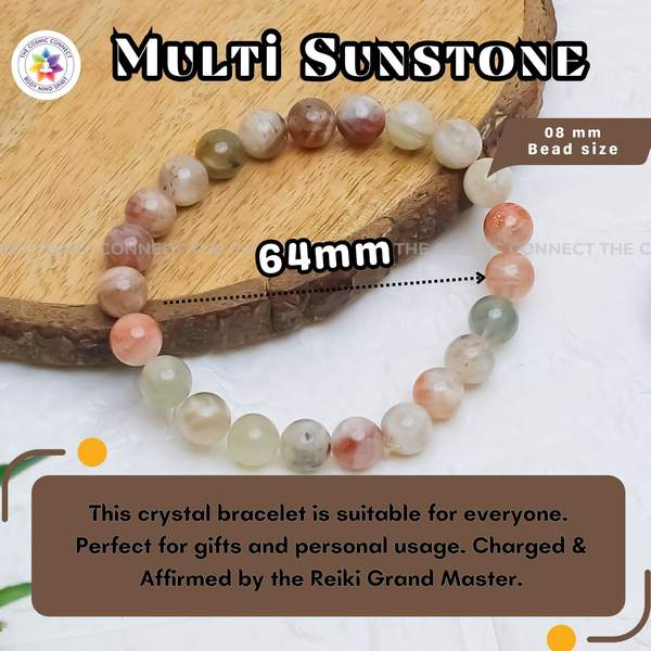 Multi Sunstone Healing Bracelet – Joy, Vitality & Confidence Booster 4