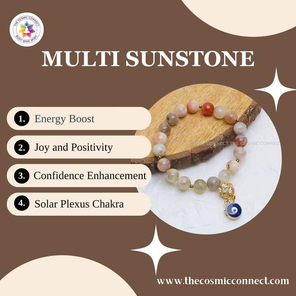 Multi Sunstone Healing Bracelet – Joy, Vitality & Confidence Booster 8