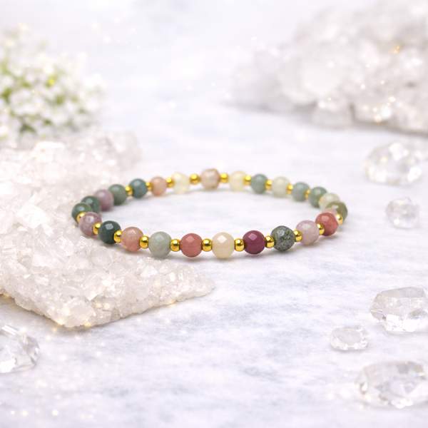 Natural African Bloodstone Healing Bracelet – Empower Your Spirit and Body
