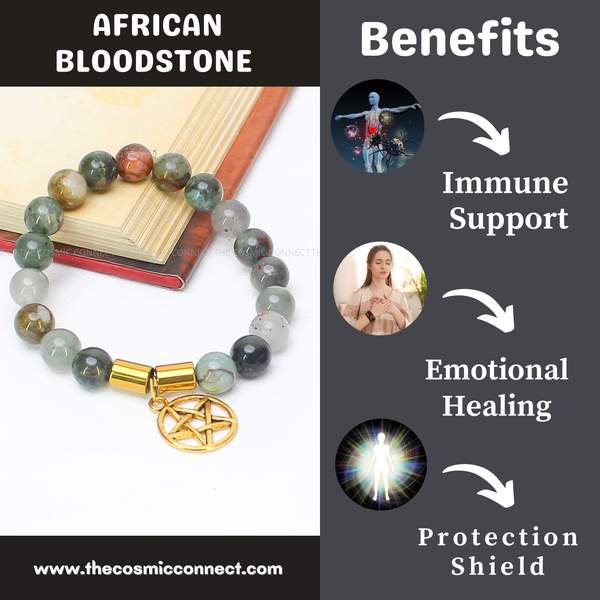 Natural African Bloodstone Healing Bracelet – Empower Your Spirit and Body 10