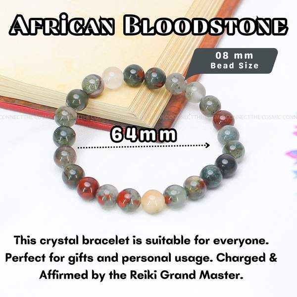 Natural African Bloodstone Healing Bracelet – Empower Your Spirit and Body 6