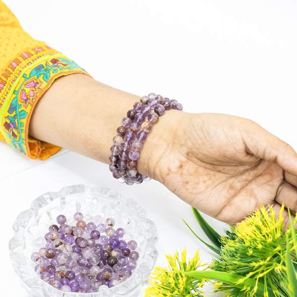 Natural Ametrine Bracelet for Stress Relief Reiki Charged 2