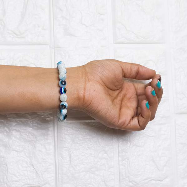 Natural Aragonite Healing Bracelet โ Stability, Strength & Protection