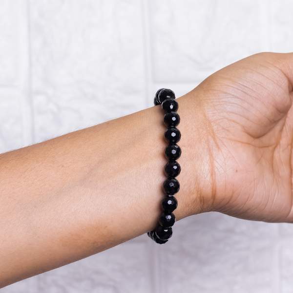 Natural Black Agate Healing Bracelet – Protection, Balance & Emotional Strength 4