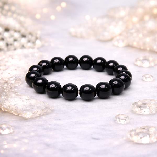 Natural Black Agate Healing Bracelet – Protection, Balance & Emotional Strength 5