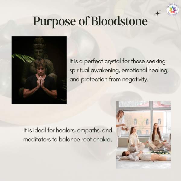 Natural Bloodstone Healing Bracelet - Vitality, Strength & Grounding 6