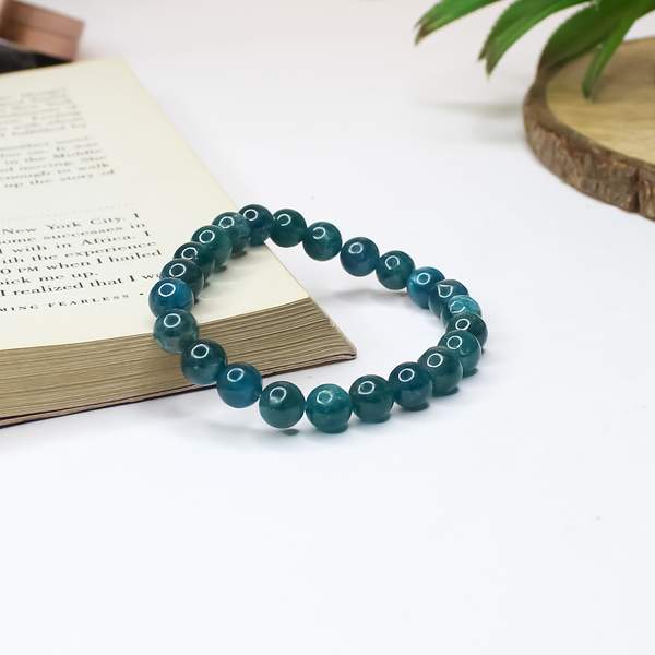 Natural Blue Apatite Healing Bracelet – Confidence & Inner Strength 2
