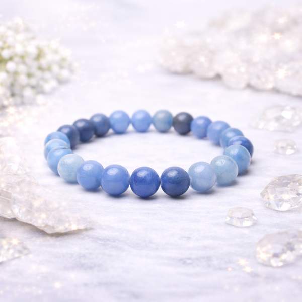 Natural Blue Aventurine Healing Bracelet – Clarity, Calmness & Inner Strength