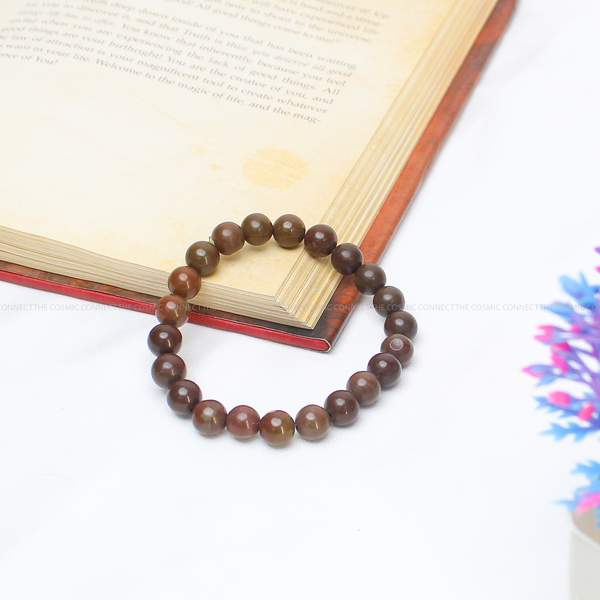 Natural Brown Jasper Healing Bracelet – Grounding, Stability & Protection 2