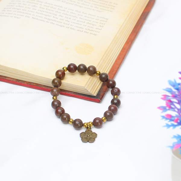 Natural Brown Jasper Healing Bracelet – Grounding, Stability & Protection 7