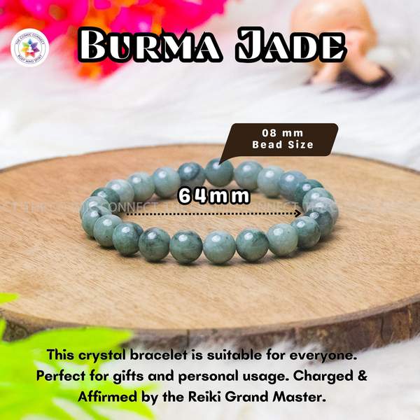 Natural Burma Jade Healing Bracelet – Prosperity, Protection & Harmony 4