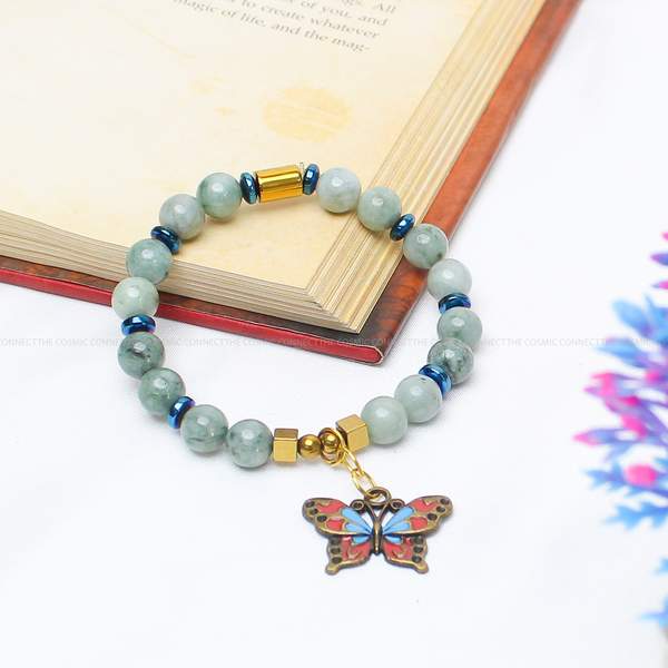 Natural Burma Jade Healing Bracelet – Prosperity, Protection & Harmony 7