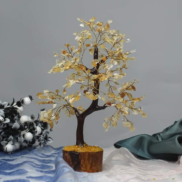 Natural Citrine Crystal Tree for Wealth, Abundance, and Success 2