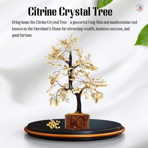 Natural Citrine Crystal Tree for Wealth, Abundance, and Success 5