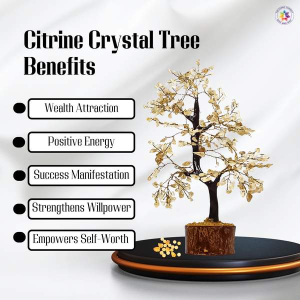 Natural Citrine Crystal Tree for Wealth, Abundance, and Success 6