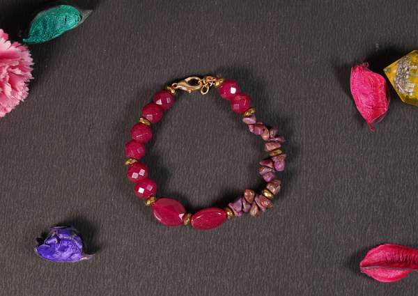 Natural Ruby Healing Bracelet - Embrace Passion, Vitality, and Emotional Healing