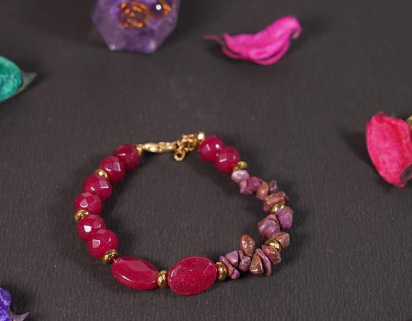 Natural Ruby Healing Bracelet - Embrace Passion, Vitality, and Emotional Healing 2