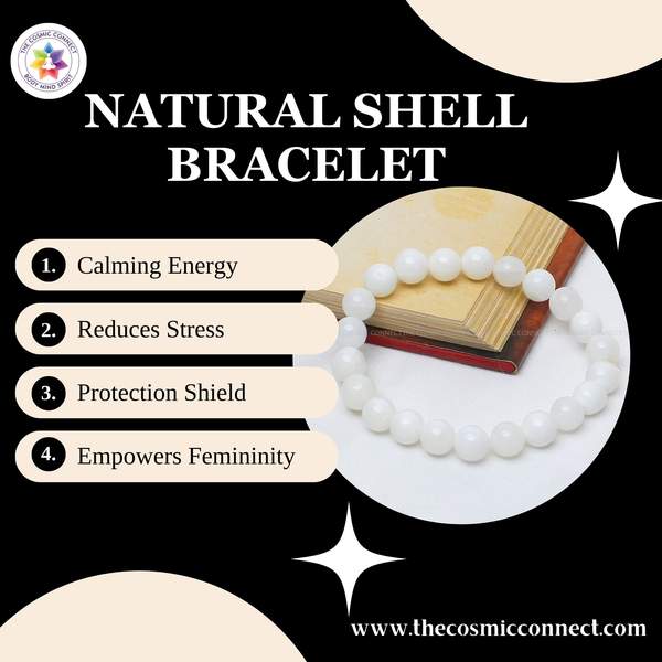 Natural Shell Bracelet – Calming, Protection & Emotional Balance 2