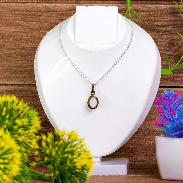 Opal Punch Dhatu Pendant Unlock Divine Harmony, & Luck