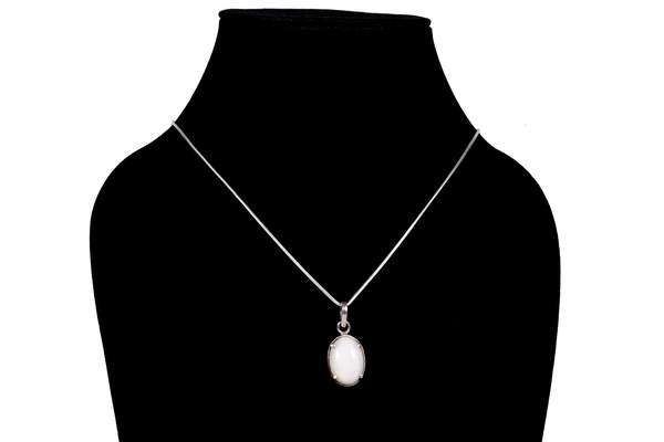 Opal Silver Pendant for Emotional Healing & Spiritual Growth 2