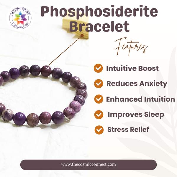 Phosphosiderite Bracelet – Unlock Peace, Emotional Healing, and Spiritual Growth 4