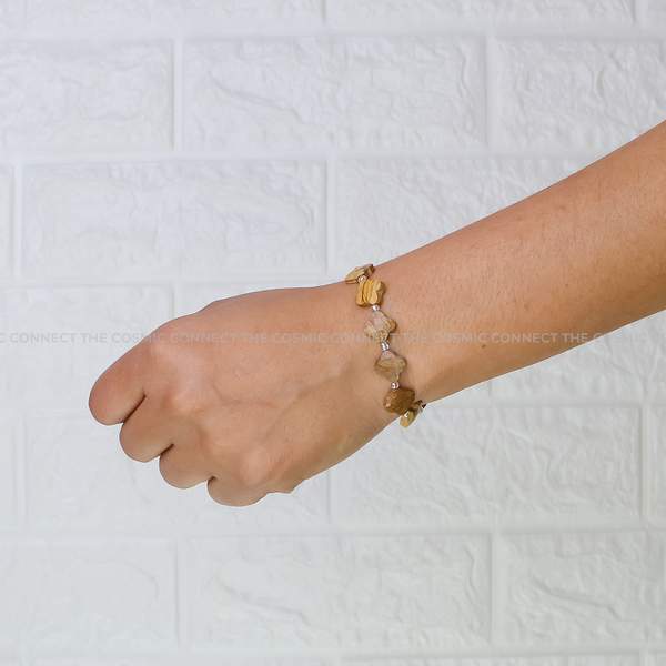 Picture Jasper Flower Bracelet – Grounding, Creativity & Emotional Balance 3