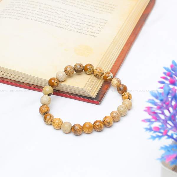 Picture Jasper Healing Bracelet – Grounding, Creativity & Emotional Strength 2