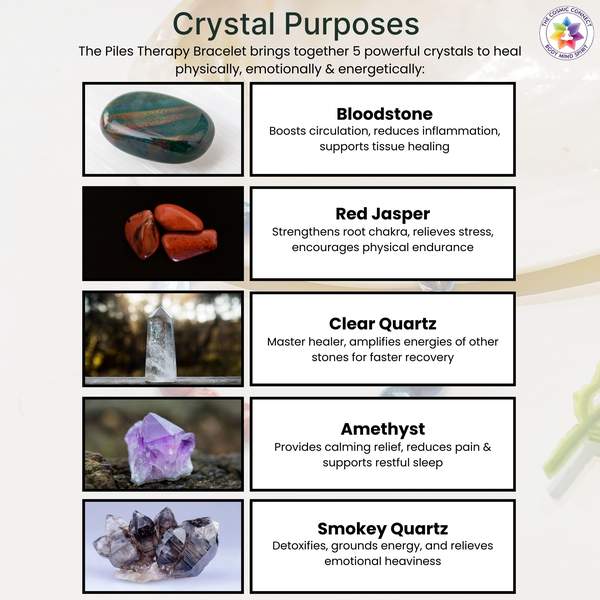 Piles Therapy Bracelet for Pain Relief & Chakra Balancing 6