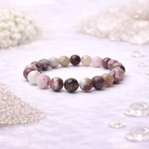 Pink Tourmaline Healing Bracelet – Emotional Healing, Self-Love & Stress Relief