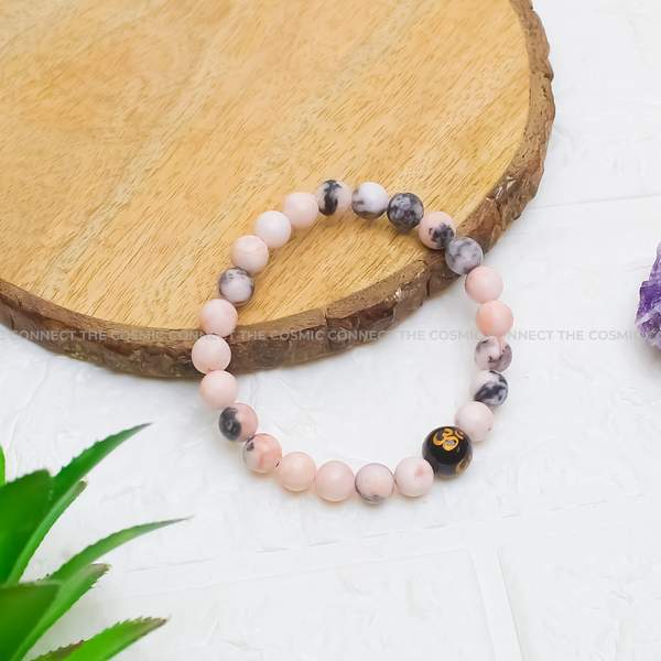 Pink Zebra Jasper Healing Bracelet – Emotional Healing, Balance & Inner Peace 2