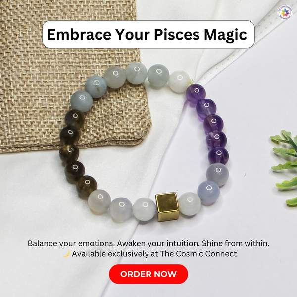 Pisces Zodiac Bracelet for Emotional Balance & Spiritual Growth 9