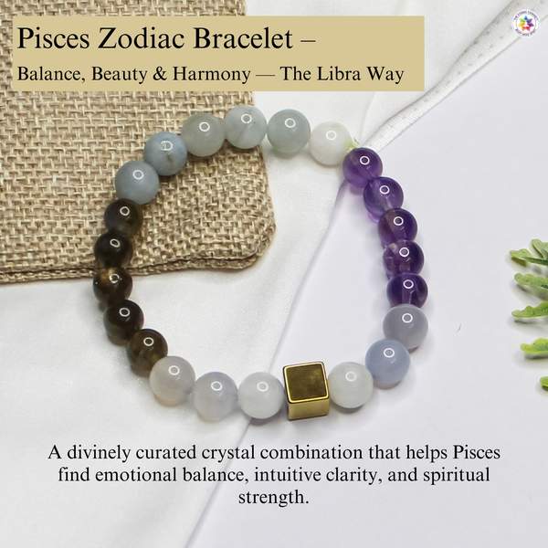Pisces Zodiac Bracelet for Emotional Balance & Spiritual Growth 4