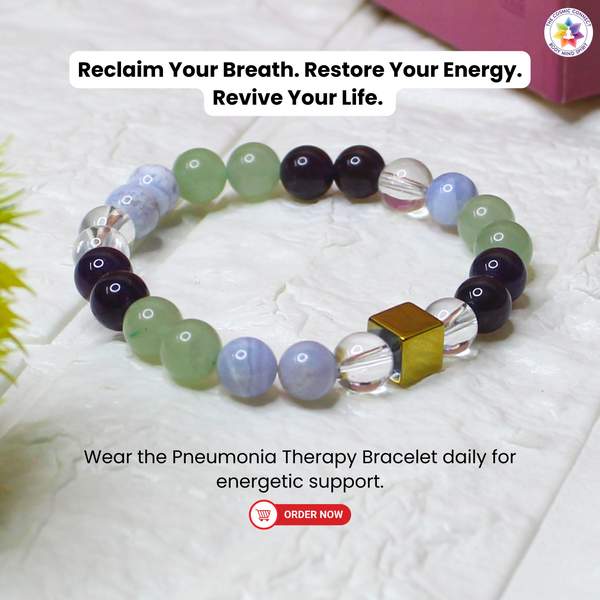 Pneumonia Therapy Bracelet for Respiratory Health, and Immune Support 9