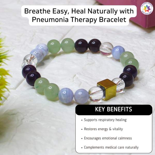 Pneumonia Therapy Bracelet for Respiratory Health, and Immune Support 6