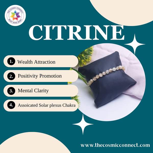 Premium Citrine Bracelet - Abundance & Positive Energy 2