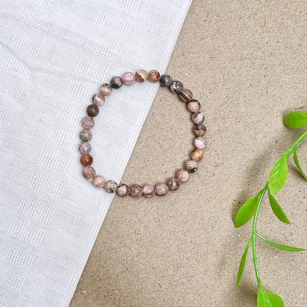 Premium Rhodochrosite Healing Bracelet - Emotional Healing, Enhance Compassion 2