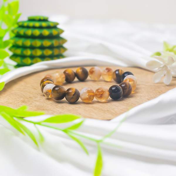Premium Tiger Eye & Citrine Bracelet for Attract Wealth, & Boost Confidence 3
