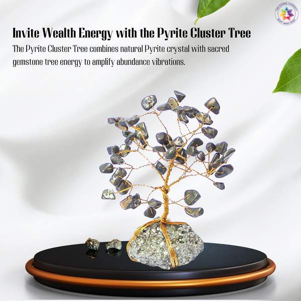 Pyrite Crystal Tree for Wealth Attraction, Willpower, and Boosts Confidence 3