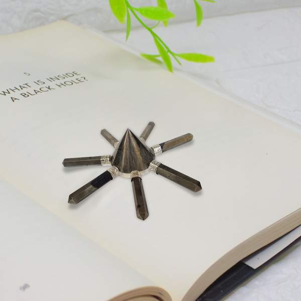 Pyrite Energy Generator for Manifestation, Abundance & Protection | 7-Pointed
