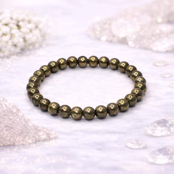 Pyrite Healing Bracelet – Abundance, Protection & Confidence