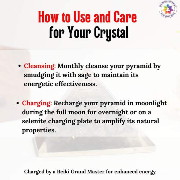Pyrite Orgone Pyramid Manifest Prosperity & Protection 4