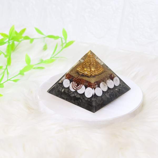 Pyrite Vaastu Pyramid for Prosperity, Protection & Abundance