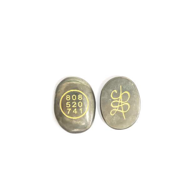 Pyrite Zibu Coin with Switch Number for Abundance 2