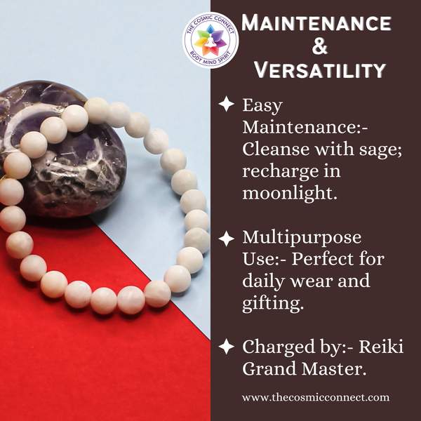 Rainbow Moonstone Bracelet – Intuition, Emotional Balance & Feminine Energy 5