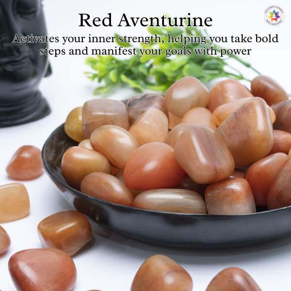 Red Aventurine Crystal Angel for Vitality and Strength 3