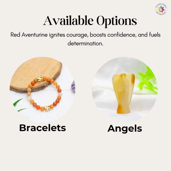 Red Aventurine Crystal Angel for Vitality and Strength 8