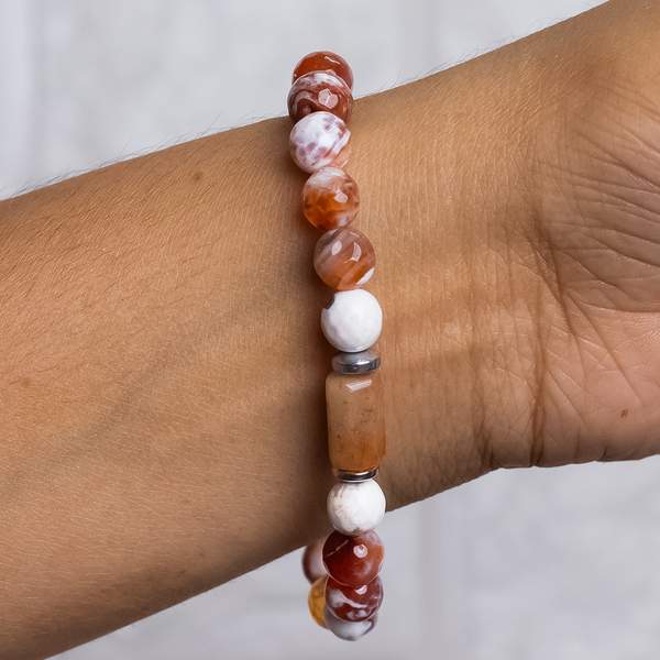 Red Fire Agate Healing Bracelet – Ignite Passion, Courage & Inner Strength 2