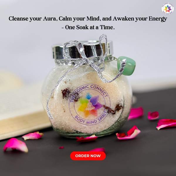 Reiki Charged Bath Salt for Aura Cleansing & Negativity Removal 7